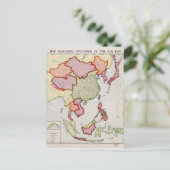 極東アジアの地図(1932年) ポストカード (スタンド正面)