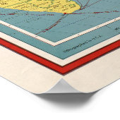 極東地域と隣接地域（地図1943） ポスター (角)