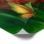 極楽のチューリップ色 ポスター (角)