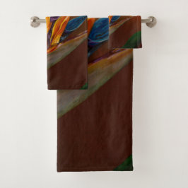 極楽の花鳥 バスタオルセット