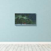 極楽の雨の日 キャンバスプリント (インサイチュ (ウッドフロア))