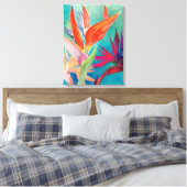 極楽の鮮やかな鳥 キャンバスプリント (インサイチュ (寝室))