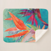 極楽の鮮やかな鳥 シェルパブランケット (正面(横))