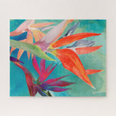 極楽の鮮やかな鳥 ジグソーパズル (横)