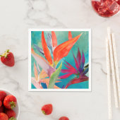 極楽の鮮やかな鳥 スタンダードカクテルナプキン (インサイチュ)