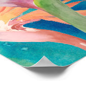 極楽の鮮やかな鳥 ポスター (角)