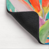 極楽の鮮やかな鳥 マウスパッド (コーナー)