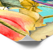 極楽の鳥の風景 ポスター (角)