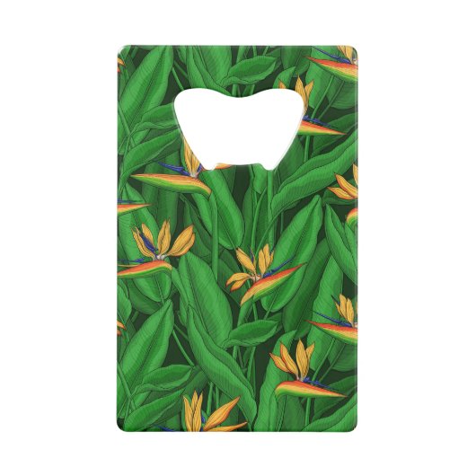 極楽園の夜鳥 クレジットカード栓抜き (正面)