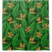 極楽園の夜鳥 シャワーカーテン (正面)