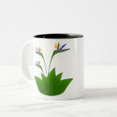 極楽曼荼羅の鳥 ツートーンマグカップ (正面左)