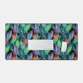 極楽水色の鳥 デスクマット (キーボード&マウス)