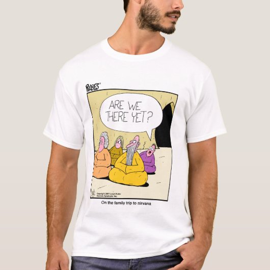 極楽浄土への家族旅行 Tシャツ (正面)