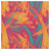 極楽熱帯鳥 ファブリック (クローズアップ)