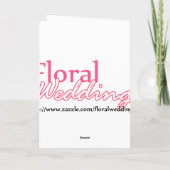 極楽結婚の祝賀鳥 カード (裏面)