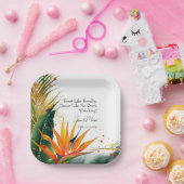 極楽至福のロイヤリティーバードのような饗宴 ペーパープレート (パーティー)