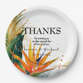 極楽至福の鳥 ペーパープレート