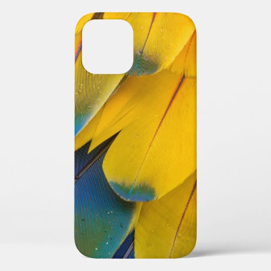 極楽花の黄色い青と赤い鳥 Case-Mate iPhoneケース (裏面)
