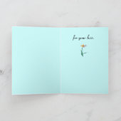 極楽鳥との哀悼 カード (内部)