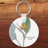 極楽鳥花 キーホルダー (裏面)