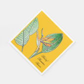 極楽鳥花 スタンダードランチョンナプキン (角)