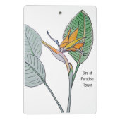 極楽鳥花 ミニクリップボード (裏面)