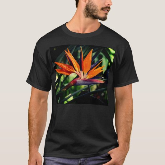 極楽鳥花。 Tシャツ (正面)