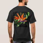 極楽鳥花。 Tシャツ (裏面)