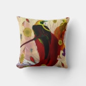 極楽鳥 クッション (正面)