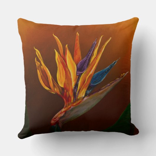 極楽鳥 クッション (裏面)