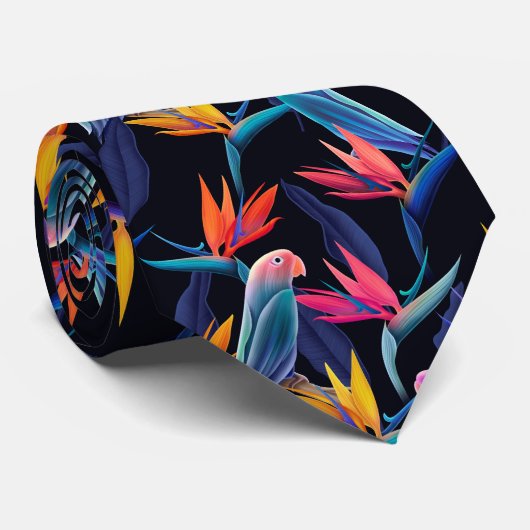 極楽鳥 ネクタイ (ロール)