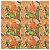 極楽鳥 ファブリック (見本)