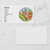 極楽鳥、 名刺 (正面/裏面)