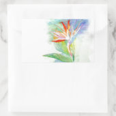 極楽鳥 長方形シール (バッグ)