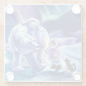 極歯絵画骨 ガラスコースター (裏面)