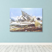 極氷海(Caspar David Friedrich著) キャンバスプリント (インサイチュ (ウッドフロア))