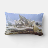 極氷海（Caspar David Friedrich著） ランバークッション (裏面)