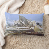 極氷海（Caspar David Friedrich著） ランバークッション (ブランケット)