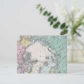 極海の地図 ポストカード (スタンド正面)