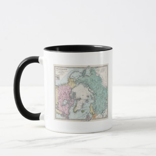 極海地図 マグカップ (左)