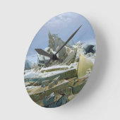 極海1824年 ラウンド壁時計 (傾斜)