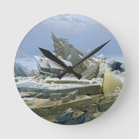 極海1824年 ラウンド壁時計 (正面)