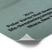 極渦がITHACAニューヨーク2019 ポスター (角)