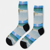 極熊がジャック・ラッセルと出会うクルーソックス ソックス (左)