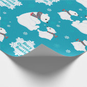 極熊の個人用設定 ラッピングペーパー (角)