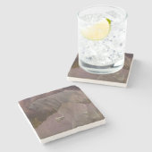 極熊の山 ストーンコースター (横)