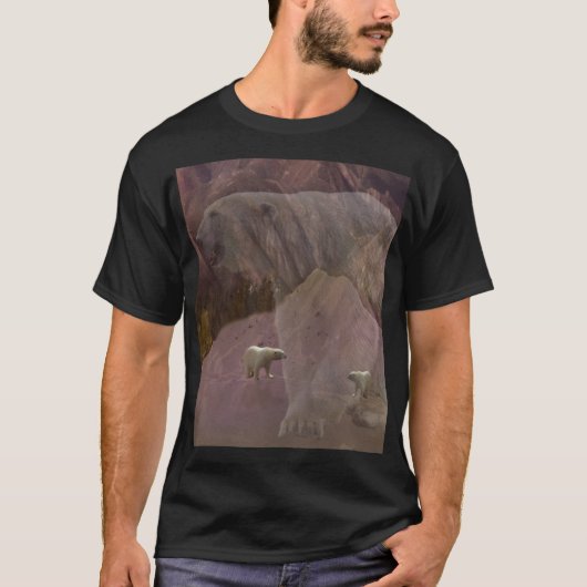極熊の山 Tシャツ (正面)