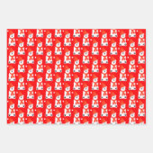 極熊の設計 ラッピングペーパーシート (正面)