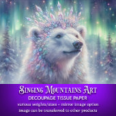 極熊エレガント氷結晶クラウンデカップージ 薄葉紙