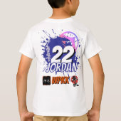 極真道場フォト 青帯学生チーム Tシャツ (裏面)